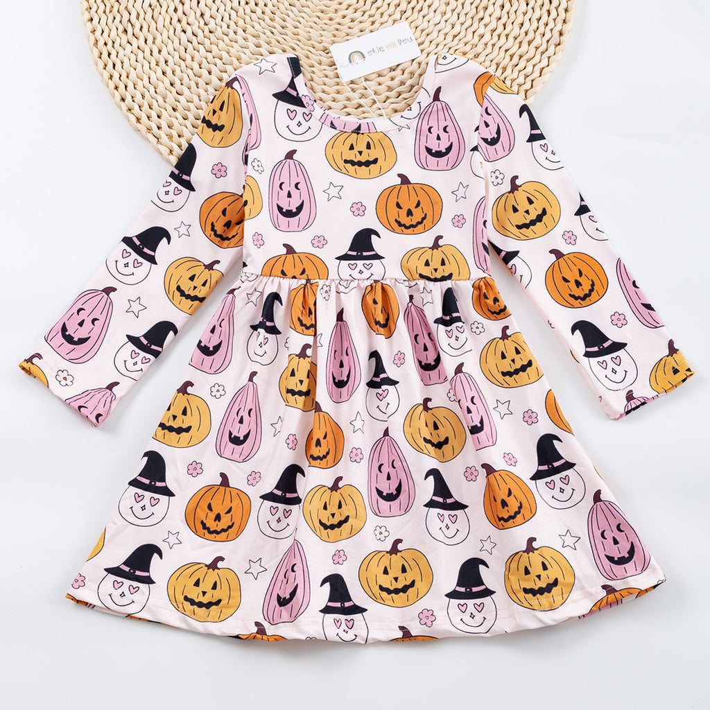 Playful Pumpkin-Dress