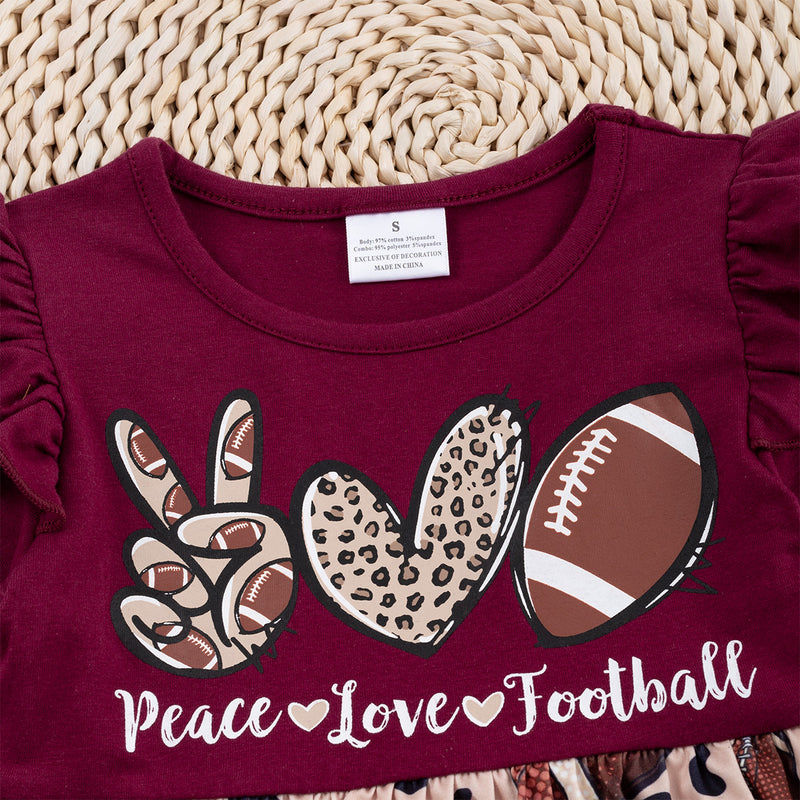 Peace Love and Football - Dress