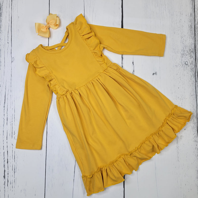 Ruffles in Yellows Dress